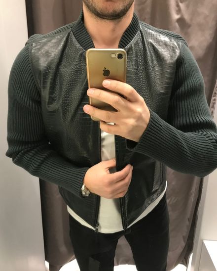 Guess marciano deri ceket - sıfır