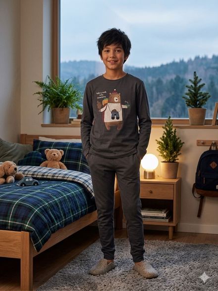 Çocuk Pijama Takımı Ayıcıklı