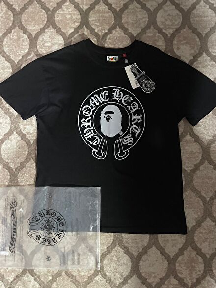 Chrome Hearts Bape Tişört