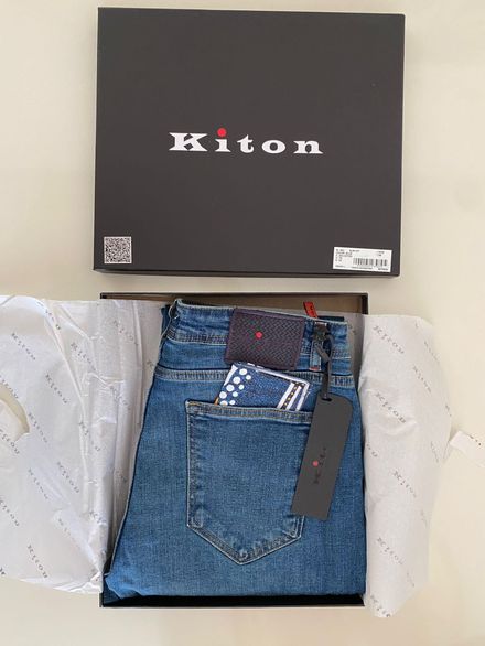Kiton Erkek Jean Pantolon
