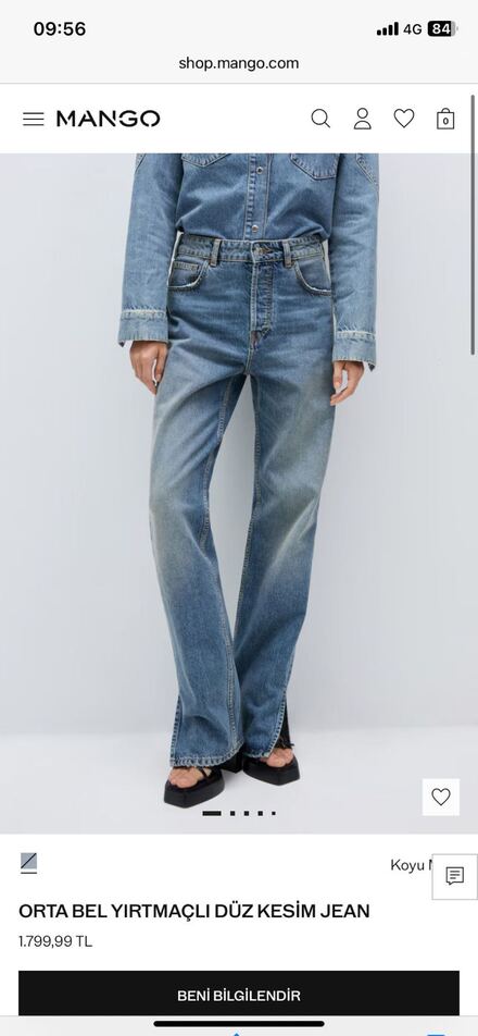 MANGO JEAN