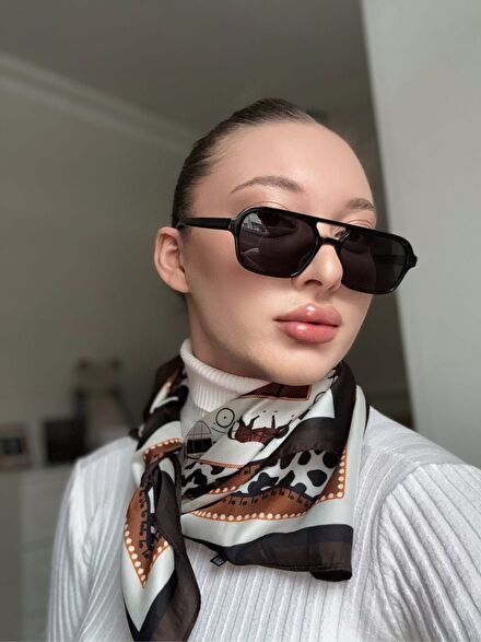 Polarize Siyah kadın Güneş Gözlüğü