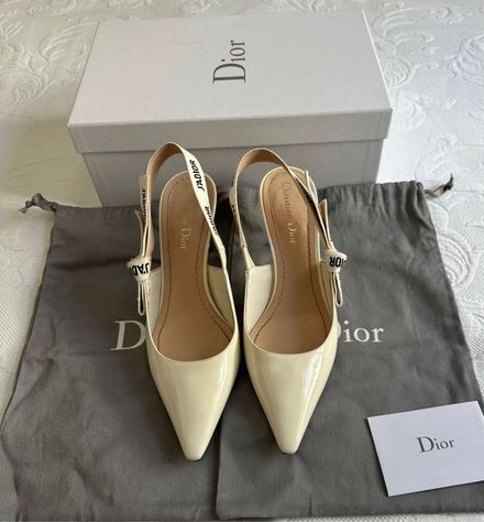 Dior Slingback Topuklu Ayakkabı