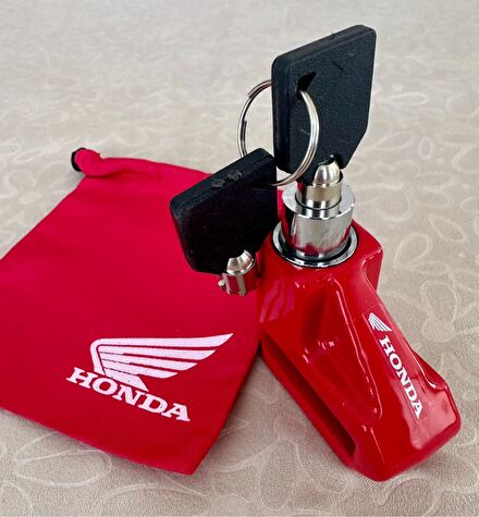 Honda Motosiklet Disk Kilit Kırmızı