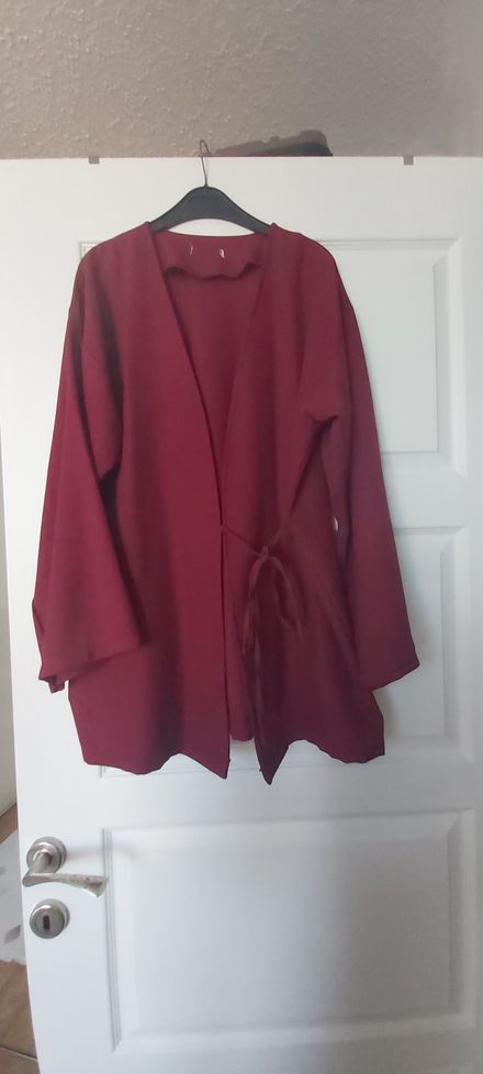 Bordo Kimono İkili Takım