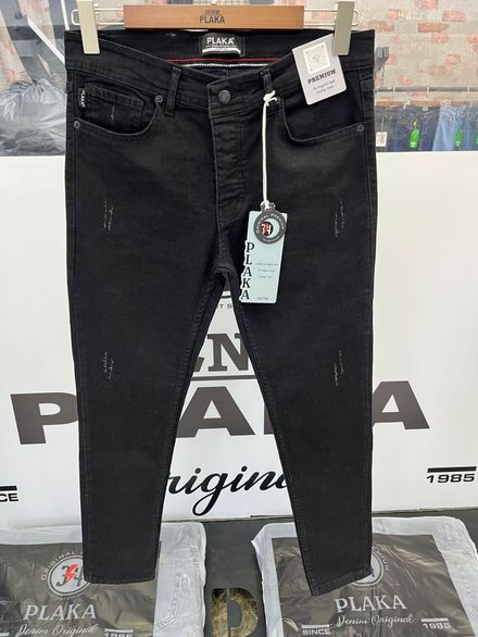 PLAKA Premium Erkek Jean Pantolon Slim