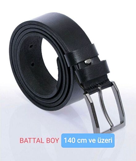 HAKİKİ DERİ KEMER 3,7 CM BATTAL BEDEN