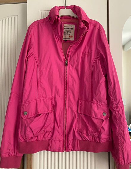 Tommy Hilfiger Pembe yağmurluk