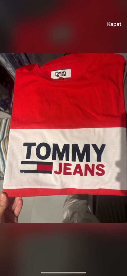 Tommy Jeans Kırmızı T-Shirt