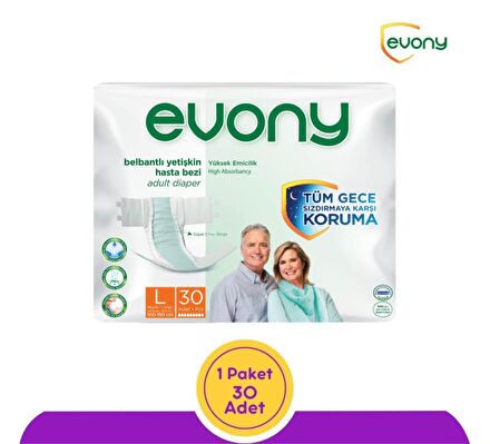 Evony Belbantlı Yetişkin Bezi L Beden