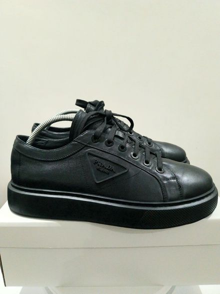Prada Herren 4E3560 43 Siyah Deri