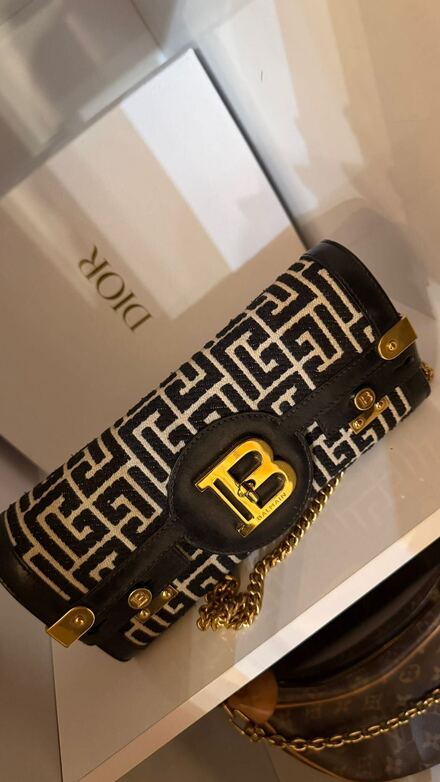 Balmain Desenli Çanta
