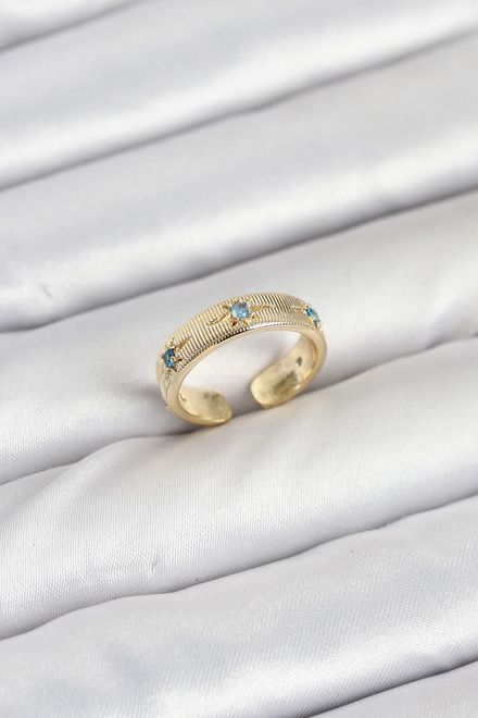 Çelik vintage kutup yıldızı yüzük