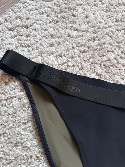 Calvin Klein kemerli Siyah Bikini Altı