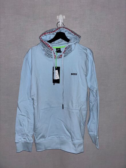 Hugo Boss Erkek Mavi Sweatshirt
