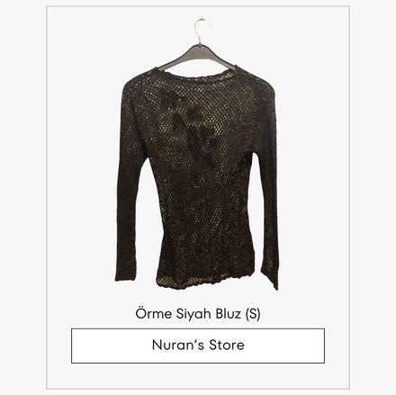 Örme Siyah Bluz