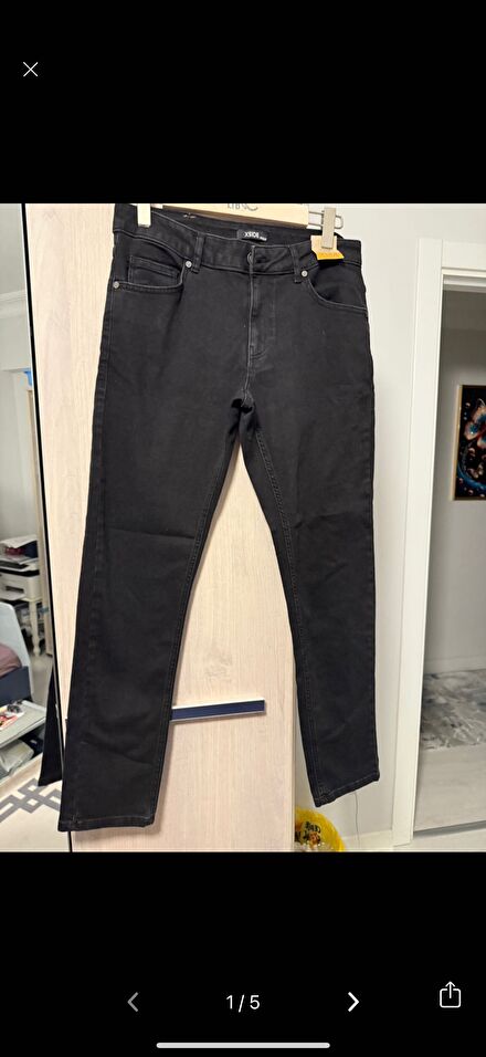 Siyah Jean Pantolon slimfit