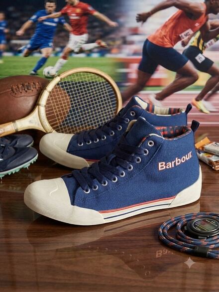 Barbour Lacivert Sneaker