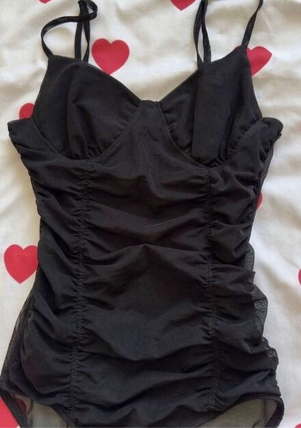 Stradivarius Drape Detaylı Tül Body