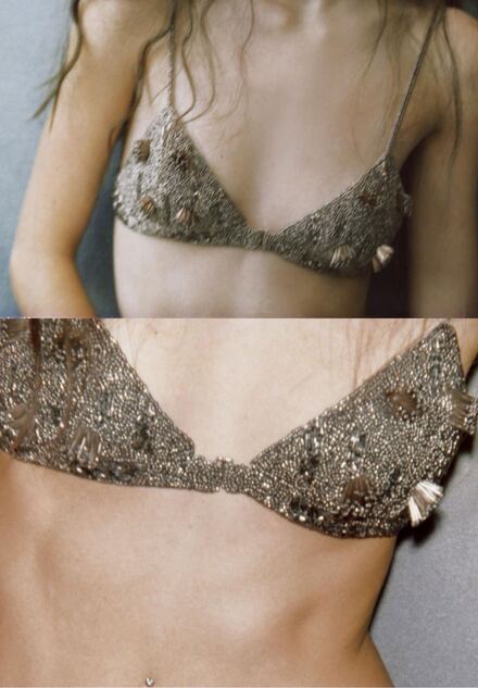 Zara taşlı bralette