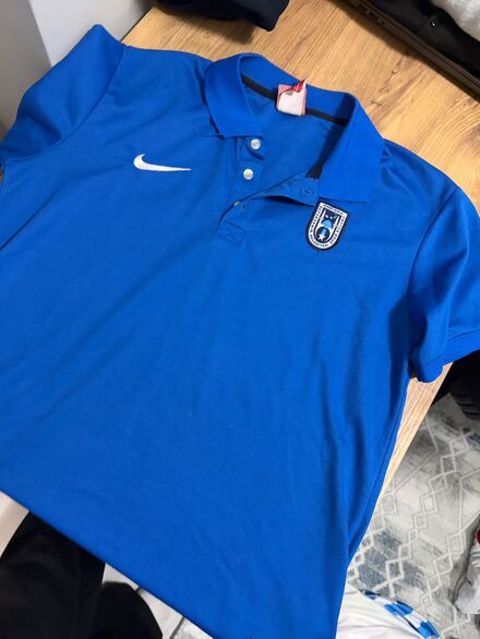 Nike Mavi Polo Yaka Spor T-Shirt