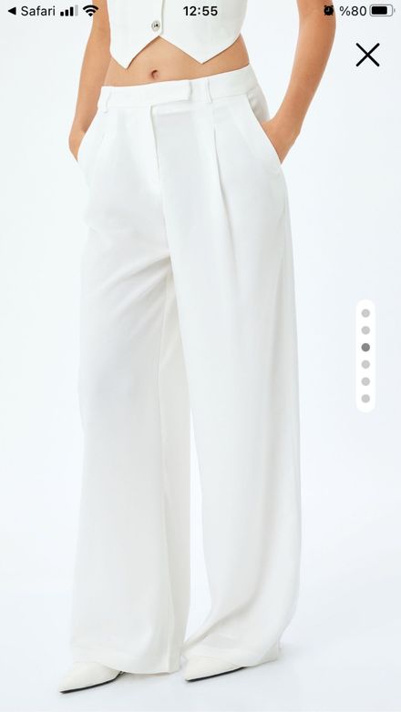 Koton Beyaz Pantalon