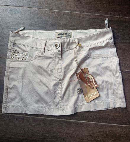 Bej Dantel Y2k Vintage Saten Mini Etek
