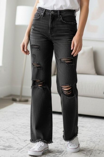 🖤 American Eagle Yırtık Siyah Jean