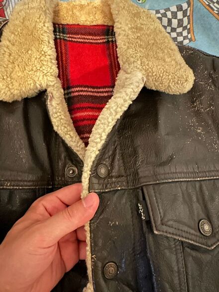 Levi's vintage Kahverengi Deri Ceket