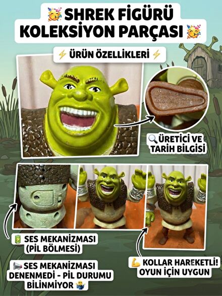 Shrek Figür Koleksiyon Parçası 2010