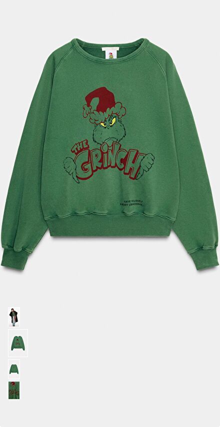 Zara Grinch Sweatshirt