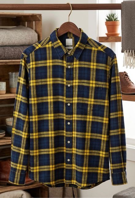 H&M Regular Fit Kareli Oduncu Gömlek