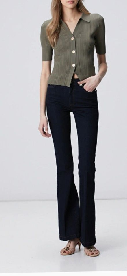 network kadın indigo flare kalıp denim