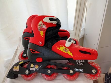 Kırmızı Disney Cars Paten