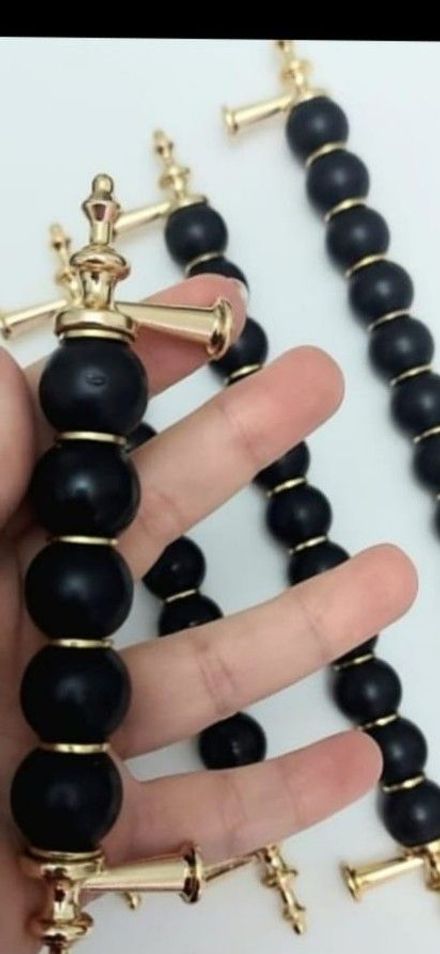 SİYAH BONCUK DOLAP MOBİLYA KULPU LÜKS