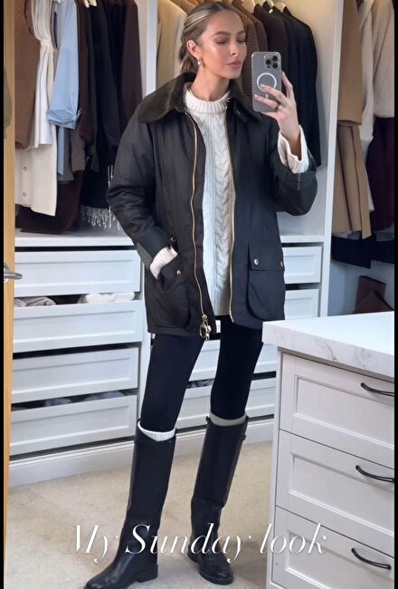 Barbour Beadnell Yağlı Ceket SG91 Sage