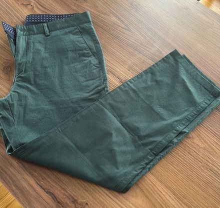 Erkek Desenli Slim Fit Pantolon