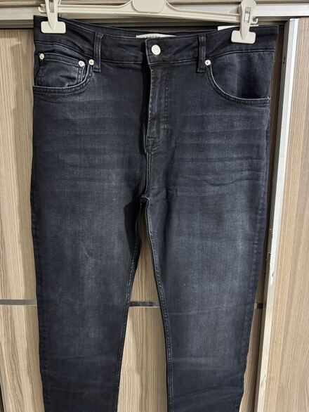 Lacoste Siyah Slim Fit Jean Pantolon