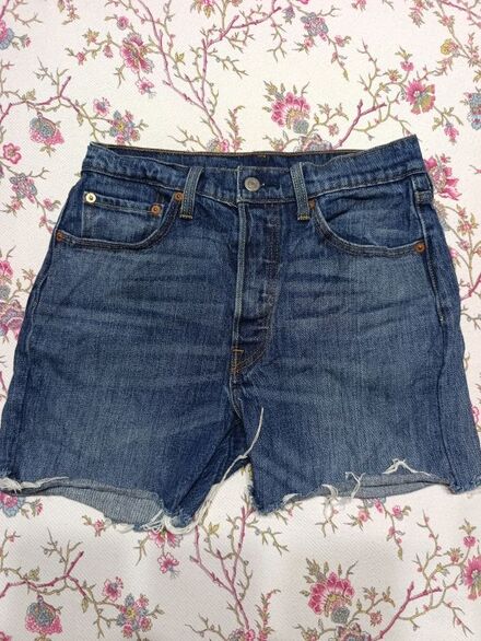 orj. LEVI'S 501 Mavi Kot Şort