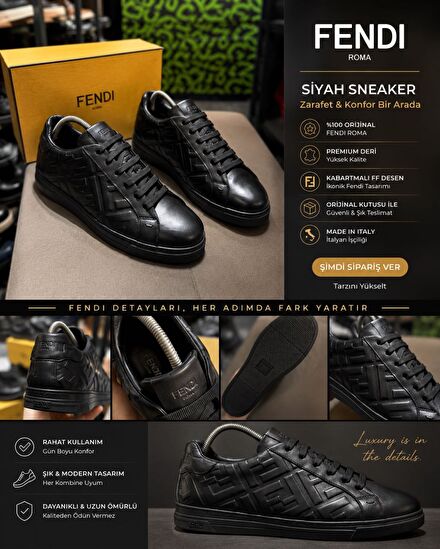 FENDİ 41 NUMARA HAKİKİ DERİ İTHAL ÜRÜN