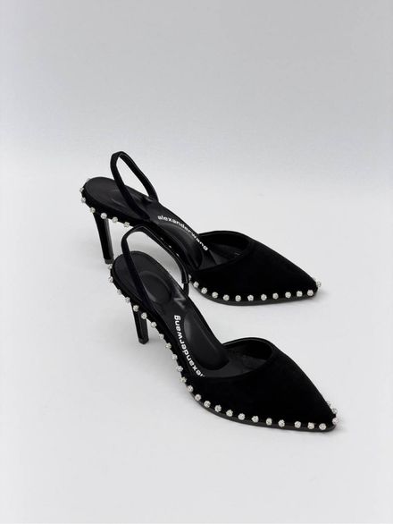Alexander Wang Siyah Stiletto Ayakkabı