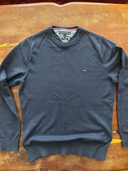 Tommy Hilfiger kaşmir karışımlı kazak
