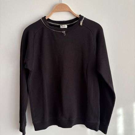 Saint Laurent Fermuar Detaylı Sweatshirt