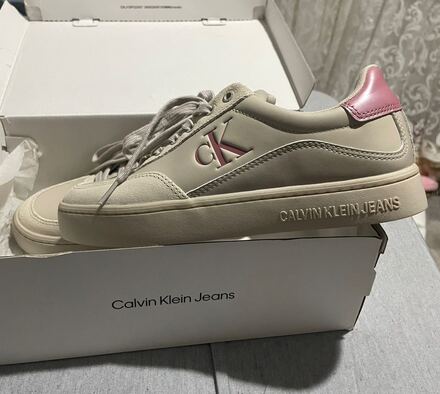 Calvin Klein Bej Pembe Sneaker