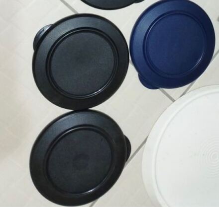 Tupperware kristal kapak siyah lacivert