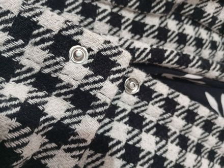 Ekose Desenli Blazer Ceket