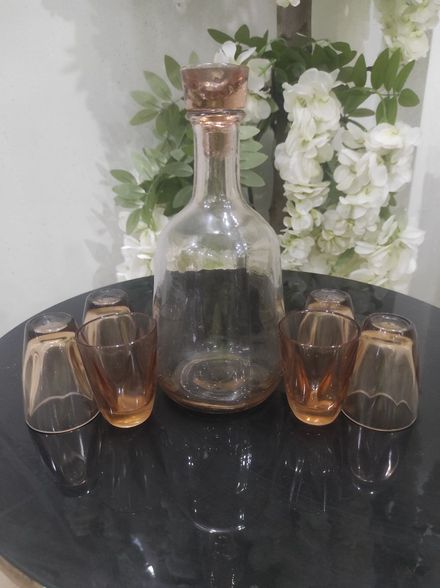 Şeffaf Sürahi ve 4 Bardak Seti