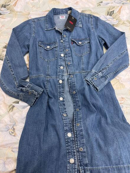 Levi's Kot Elbise Midi Boy Düğme