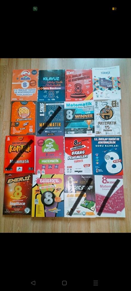 8 sınıf tüm dersler ders kitapları lgs