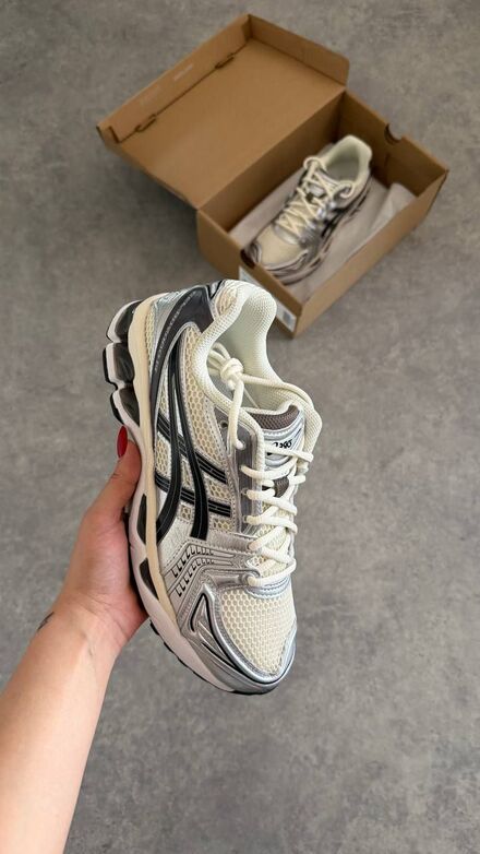 Asics Gel Kayano 14 Cream Black